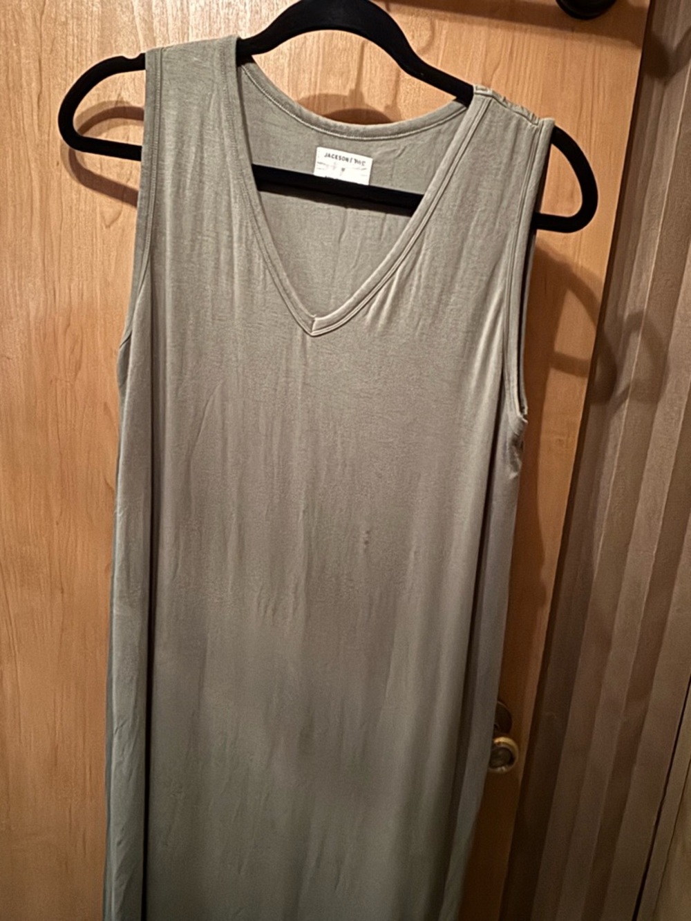 Jackson Rowe Olive Green Tee Dress